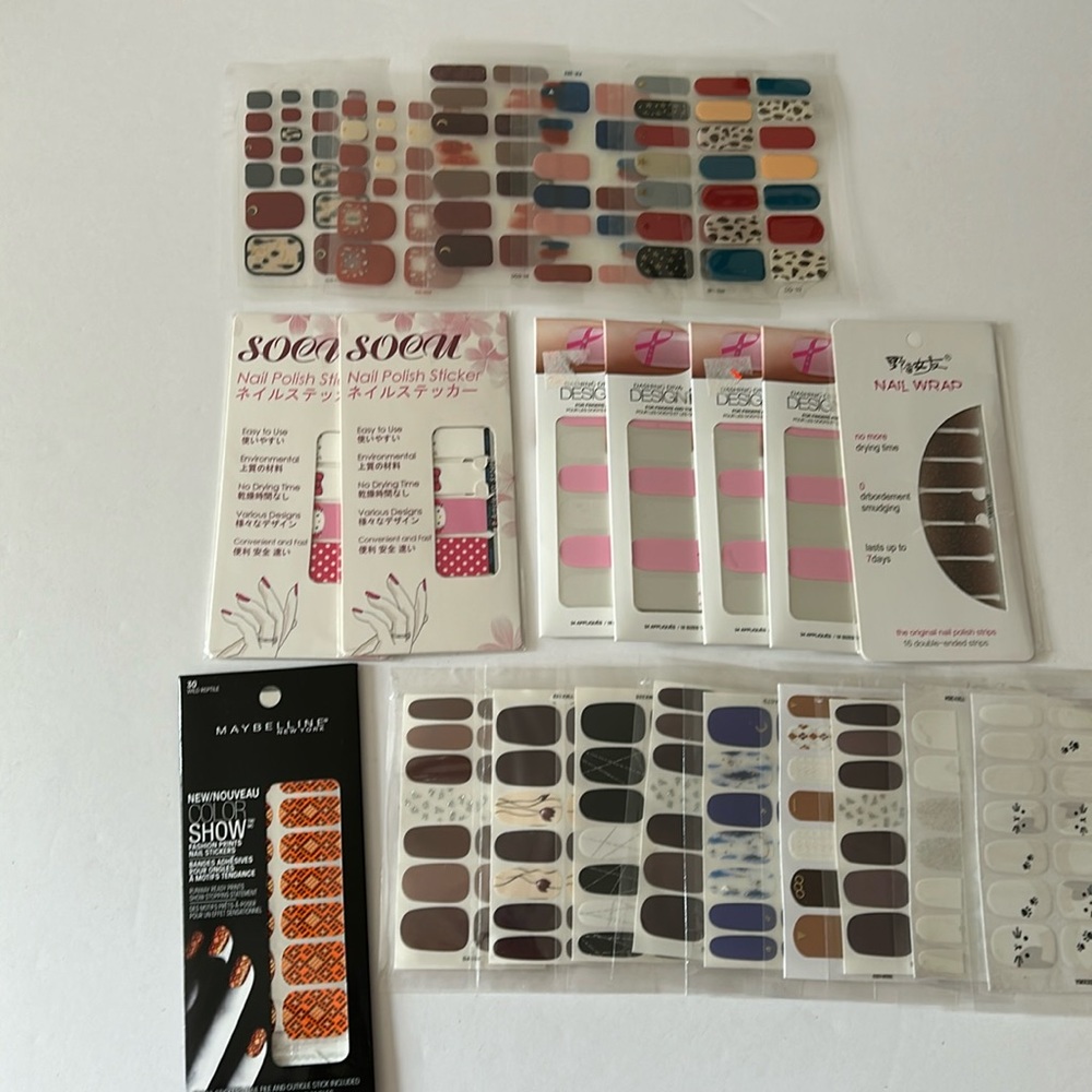Nail stickers bundle